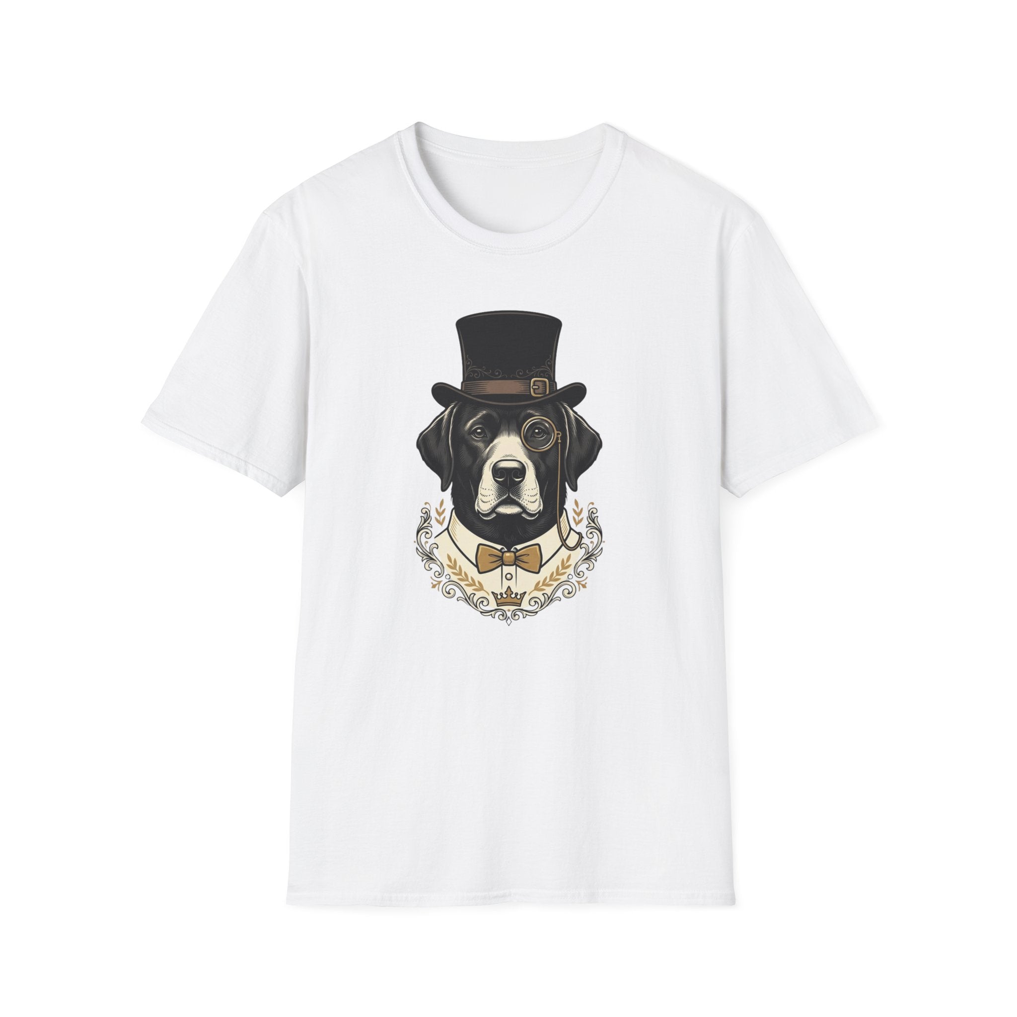 Lord Barkley T-Shirt-T-Shirt-luxury-rescue-dog-t-shirt-for-dog-lovers-White-S-Rescue Paws Club
