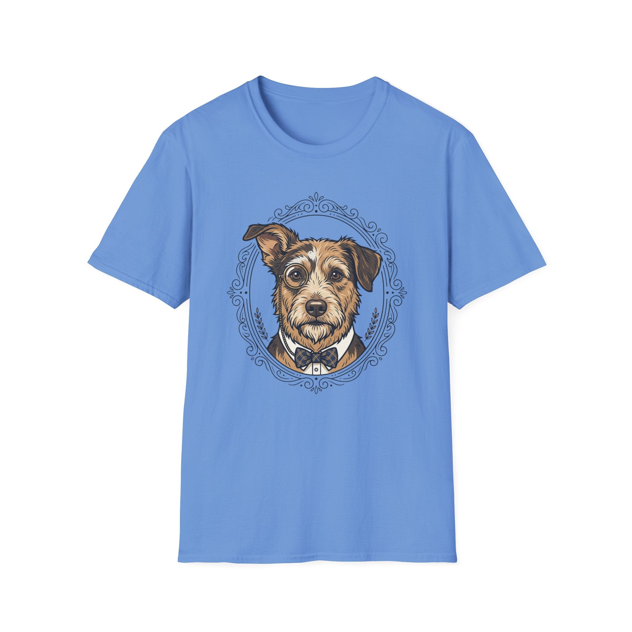 Count Sniffington T-Shirt-T-Shirt-luxury-rescue-dog-t-shirt-for-dog-lovers-Carolina Blue-S-Rescue Paws Club