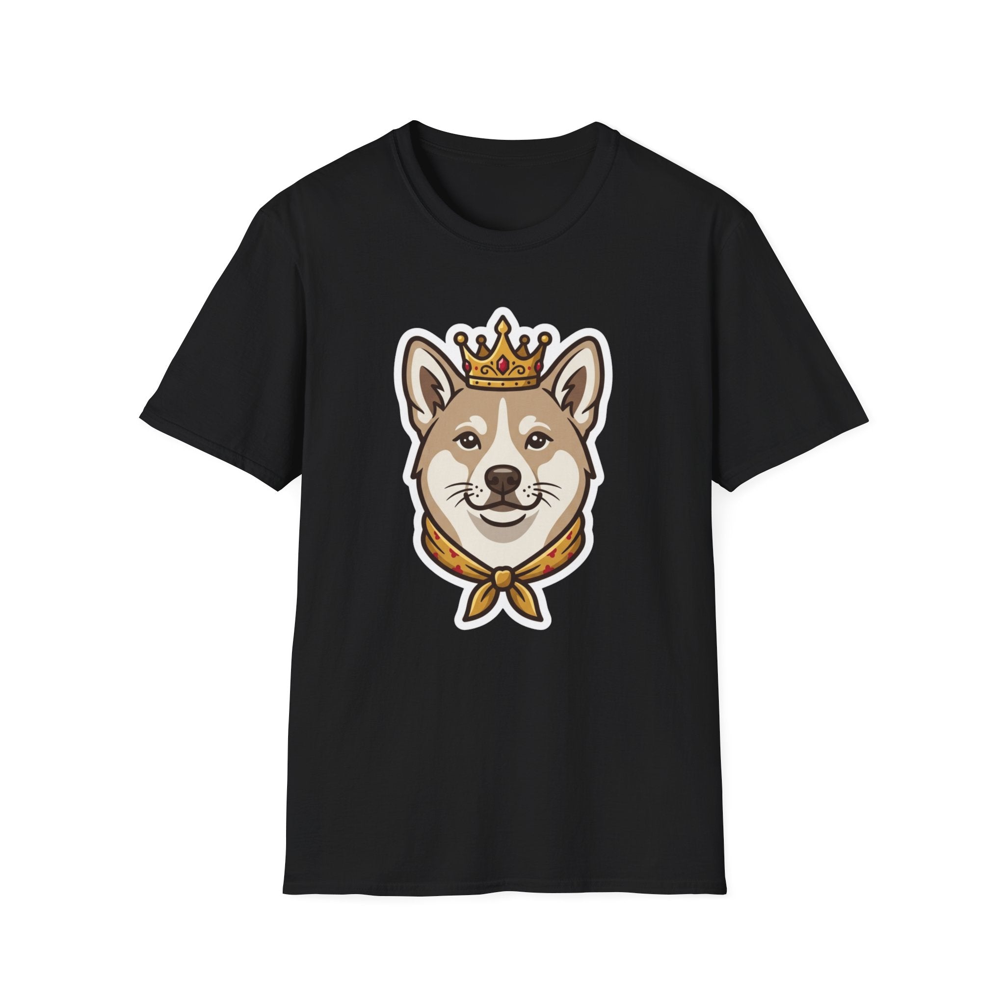 Little Prince of Paws T-Shirt-T-Shirt-luxury-rescue-dog-t-shirt-for-dog-lovers-Black-S-Rescue Paws Club