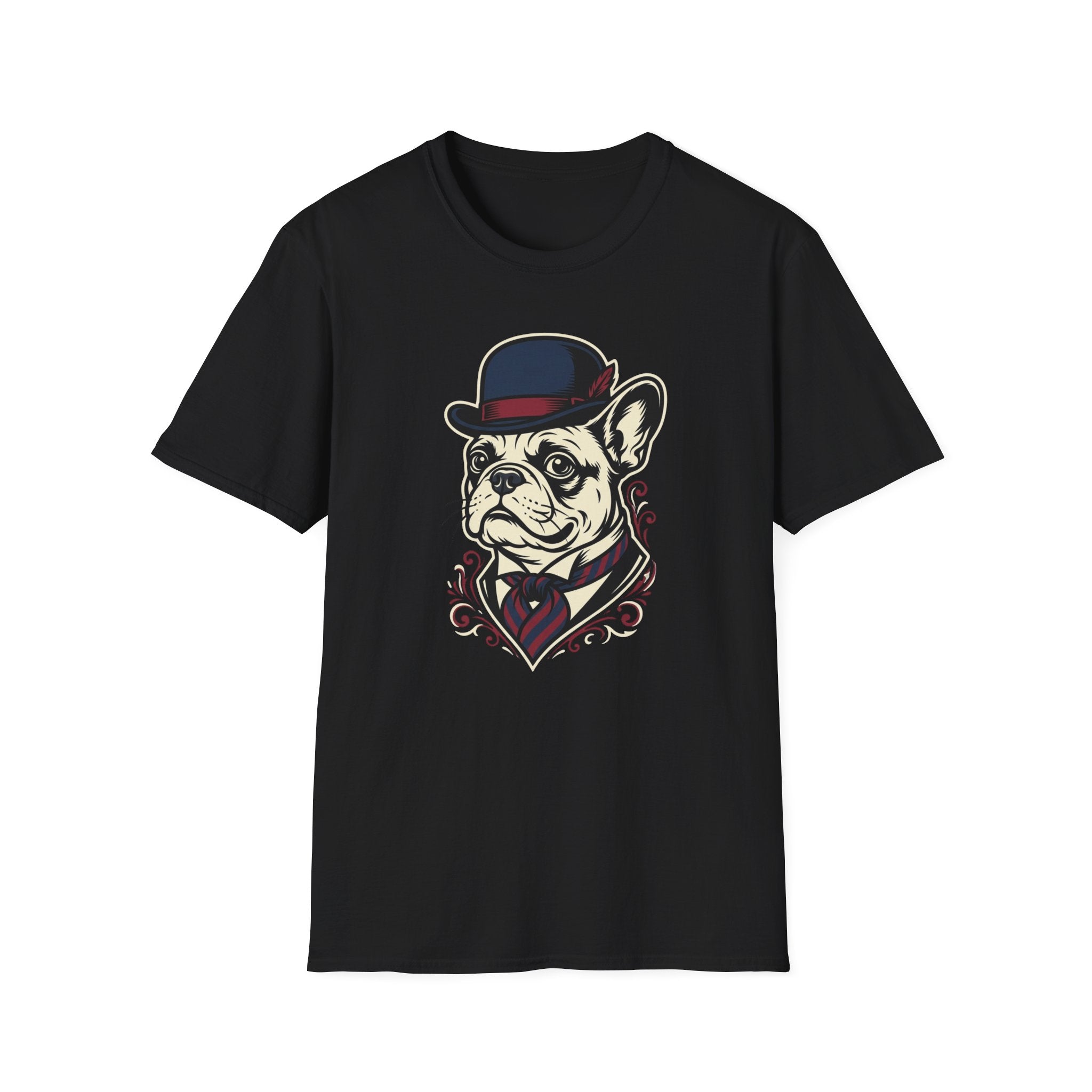 Sir Arfthur T-Shirt-T-Shirt-luxury-rescue-dog-t-shirt-for-dog-lovers-Black-S-Rescue Paws Club
