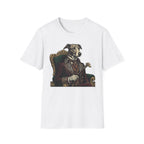 Viscount Wagmore T-Shirt-T-Shirt-luxury-rescue-dog-t-shirt-for-dog-lovers-White-S-Rescue Paws Club
