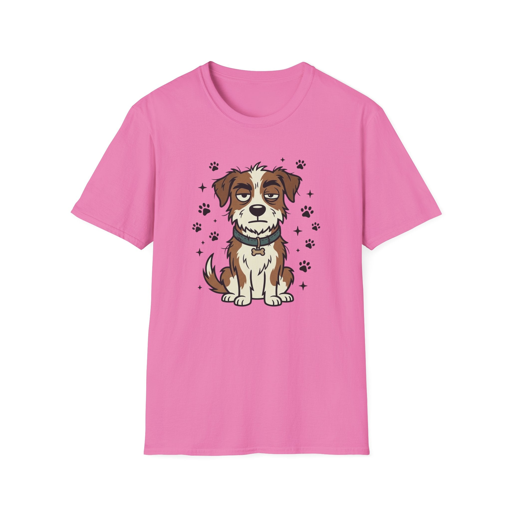Grumpy Mode ON T-Shirt-T-Shirt-luxury-rescue-dog-t-shirt-for-dog-lovers-Azalea-S-Rescue Paws Club