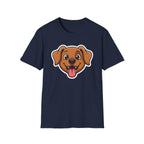 Smile Dealer T-Shirt-T-Shirt-luxury-rescue-dog-t-shirt-for-dog-lovers-Navy-S-Rescue Paws Club