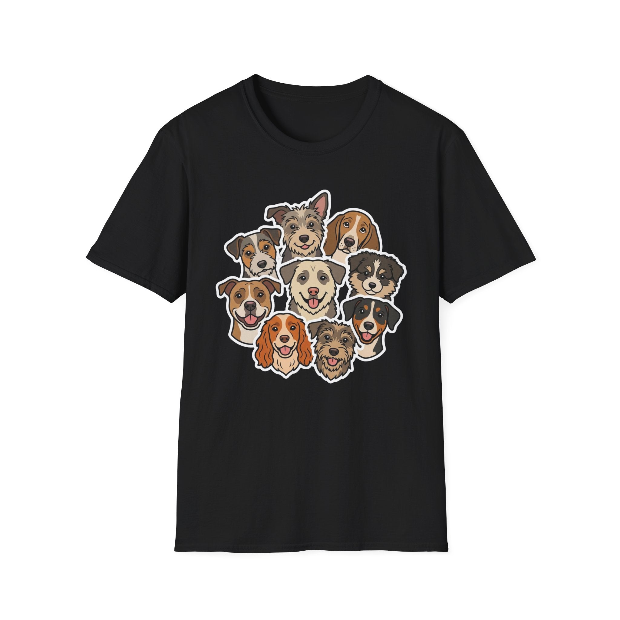 My Kind of Crowd T-Shirt-T-Shirt-luxury-rescue-dog-t-shirt-for-dog-lovers-Black-S-Rescue Paws Club