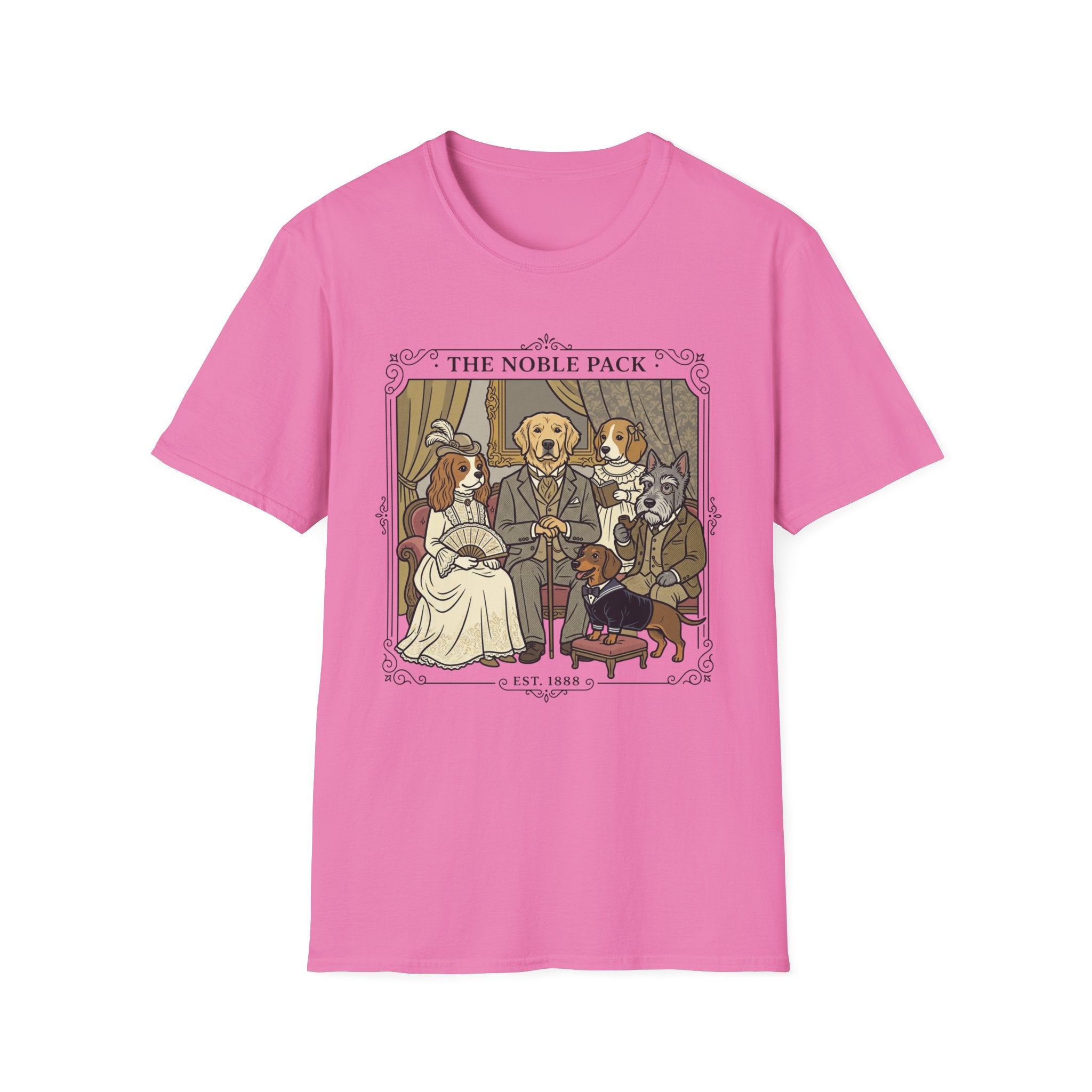 The Noble Pack T-Shirt-T-Shirt-luxury-rescue-dog-t-shirt-for-dog-lovers-Azalea-S-Rescue Paws Club