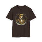 Duke Barkwell T-Shirt-T-Shirt-luxury-rescue-dog-t-shirt-for-dog-lovers-Dark Chocolate-S-Rescue Paws Club