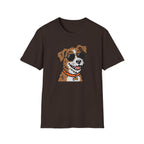 Smile & Shade T-Shirt-T-Shirt-luxury-rescue-dog-t-shirt-for-dog-lovers-Dark Chocolate-S-Rescue Paws Club