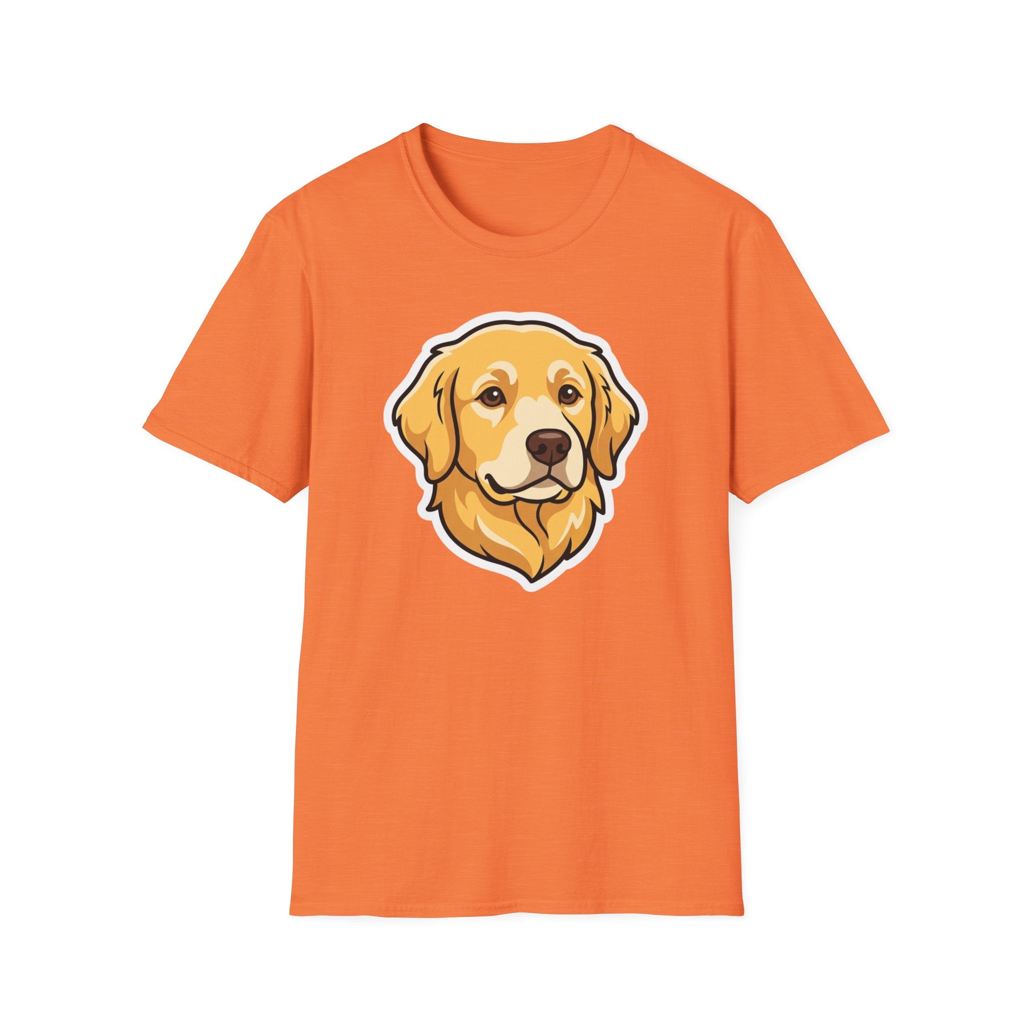 Certified Chill Dog T-Shirt-T-Shirt-luxury-rescue-dog-t-shirt-for-dog-lovers-Heather Orange-S-Rescue Paws Club