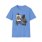 Lord Sketchington T-Shirt-T-Shirt-luxury-rescue-dog-t-shirt-for-dog-lovers-Carolina Blue-S-Rescue Paws Club