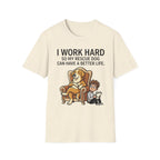 Better Life T-Shirt-T-Shirt-luxury-rescue-dog-t-shirt-for-dog-lovers-Natural-S-Rescue Paws Club