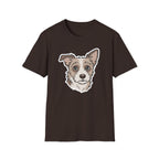 Purely Paw-sitive T-Shirt-T-Shirt-luxury-rescue-dog-t-shirt-for-dog-lovers-Dark Chocolate-S-Rescue Paws Club