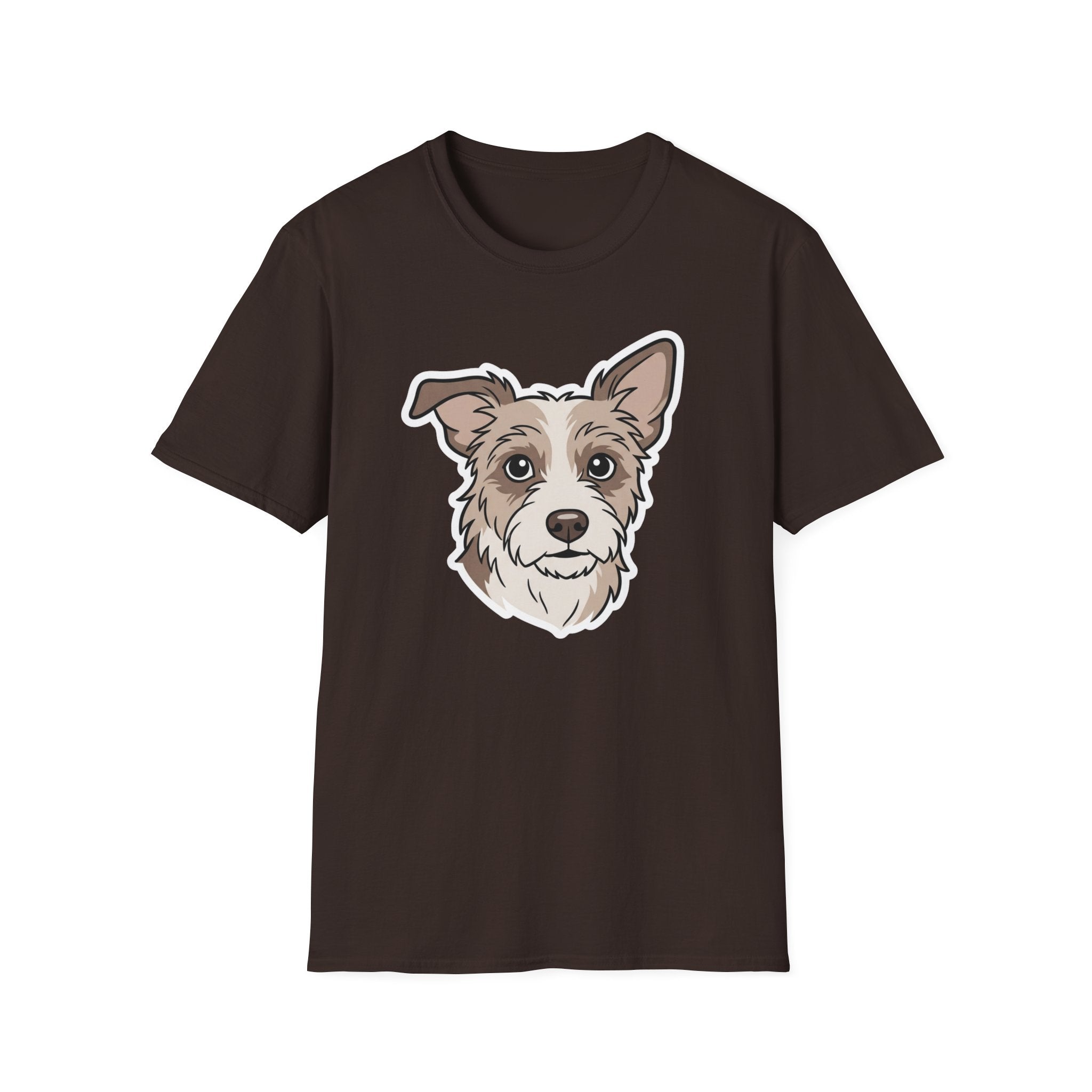 Purely Paw-sitive T-Shirt-T-Shirt-luxury-rescue-dog-t-shirt-for-dog-lovers-Dark Chocolate-S-Rescue Paws Club