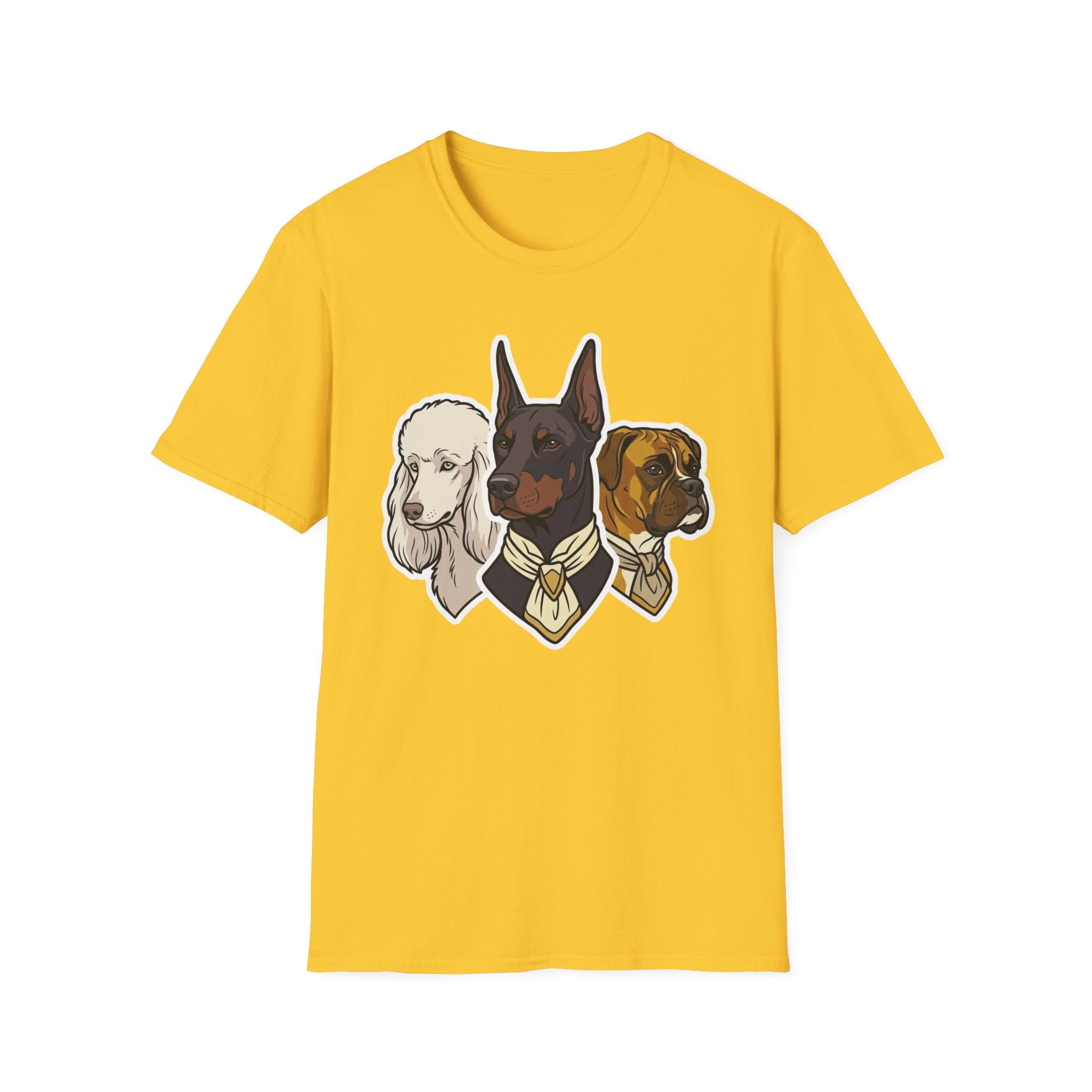 The Fur Trio T-Shirt-T-Shirt-luxury-rescue-dog-t-shirt-for-dog-lovers-Daisy-S-Rescue Paws Club
