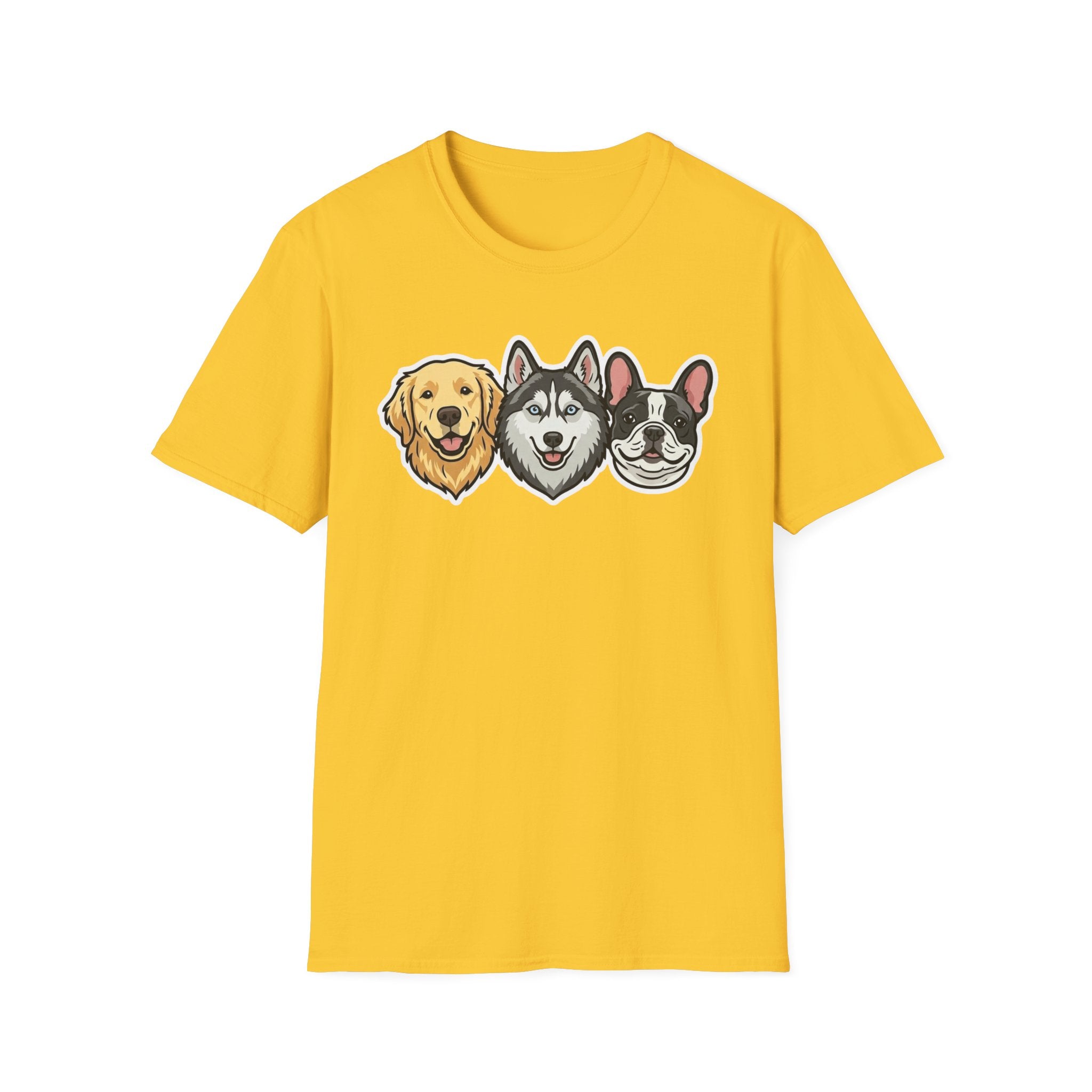 The Pawfect Trio T-Shirt-T-Shirt-luxury-rescue-dog-t-shirt-for-dog-lovers-Daisy-S-Rescue Paws Club