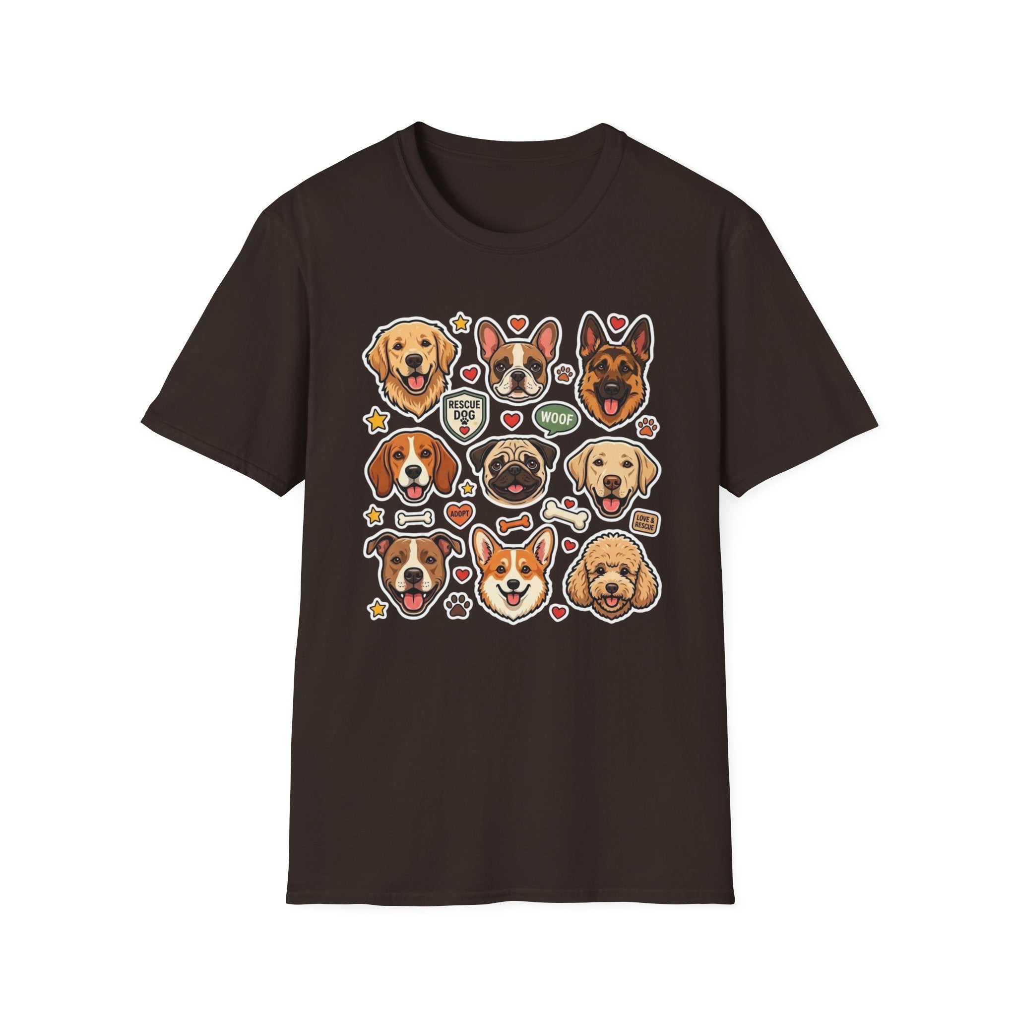 Adopt a Whole Pack T-Shirt – Rescue Paws Club