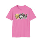 The Pawfect Trio T-Shirt-T-Shirt-luxury-rescue-dog-t-shirt-for-dog-lovers-Azalea-S-Rescue Paws Club