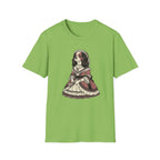Lady Floofiana T-Shirt-T-Shirt-luxury-rescue-dog-t-shirt-for-dog-lovers-Lime-S-Rescue Paws Club