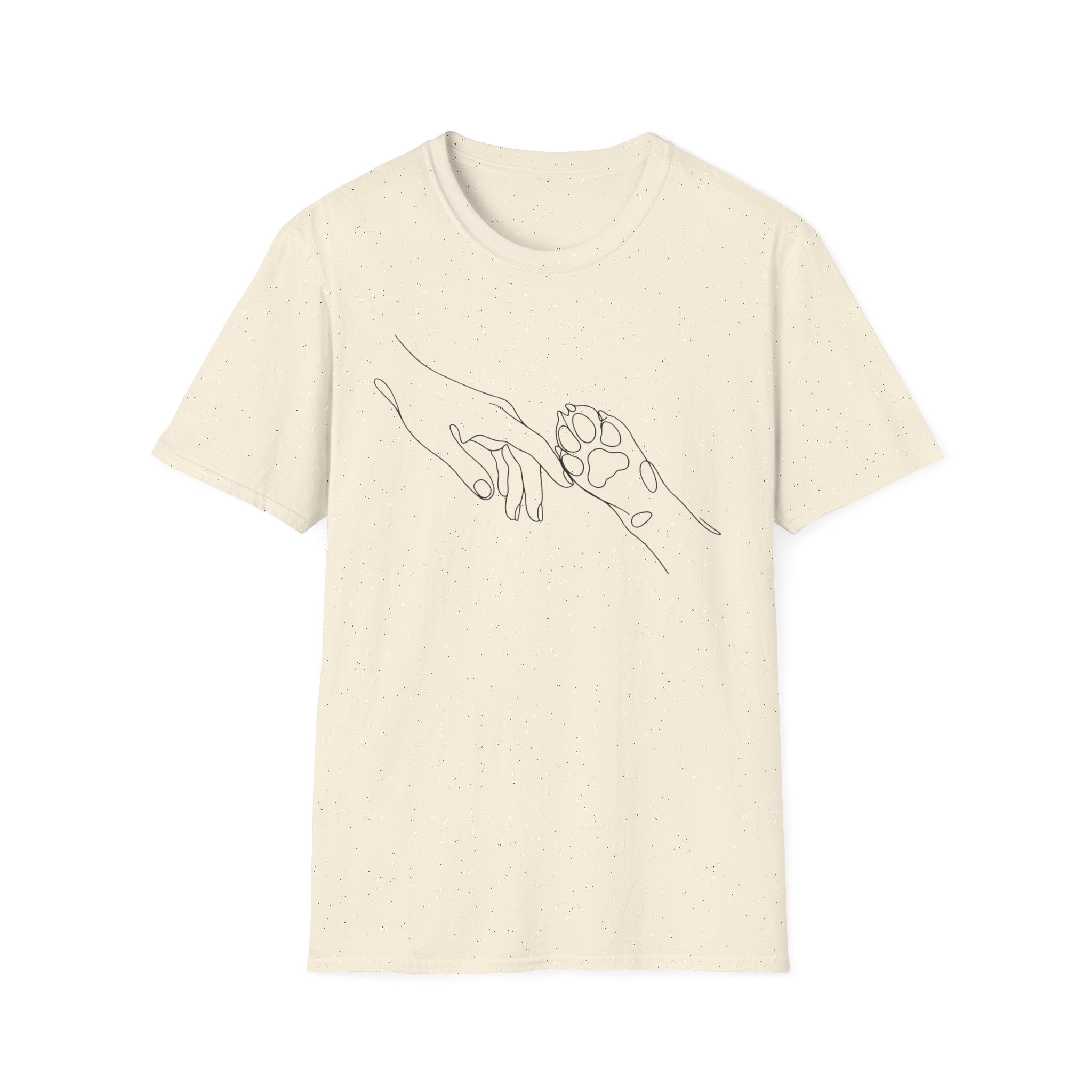 Paw Best Friend T-Shirt-T-Shirt-luxury-rescue-dog-t-shirt-for-dog-lovers-Natural-S-Rescue Paws Club