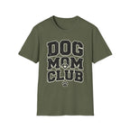 Dog Mom Club T-Shirt-T-Shirt-luxury-rescue-dog-t-shirt-for-dog-lovers-Military Green-S-Rescue Paws Club