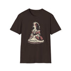 Lady Floofiana T-Shirt-T-Shirt-luxury-rescue-dog-t-shirt-for-dog-lovers-Dark Chocolate-S-Rescue Paws Club