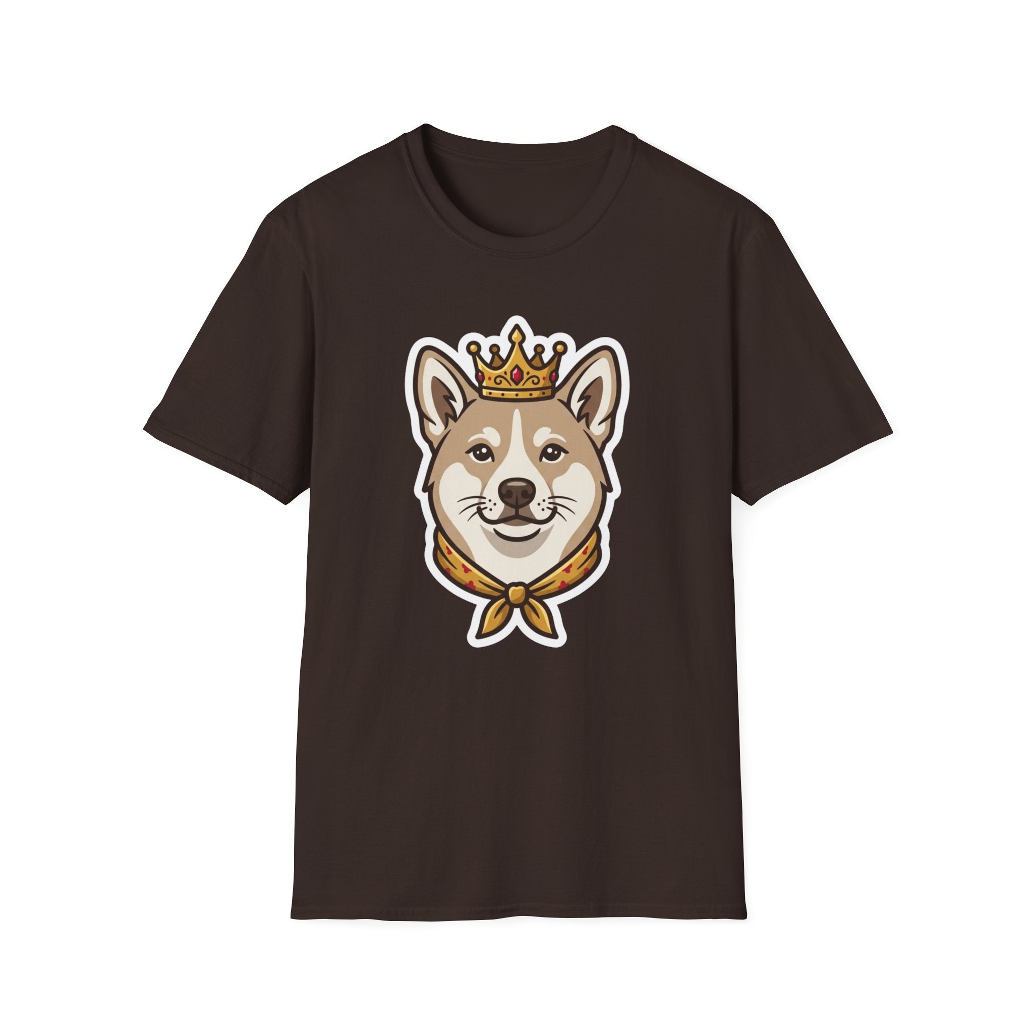 Little Prince of Paws T-Shirt-T-Shirt-luxury-rescue-dog-t-shirt-for-dog-lovers-Dark Chocolate-S-Rescue Paws Club