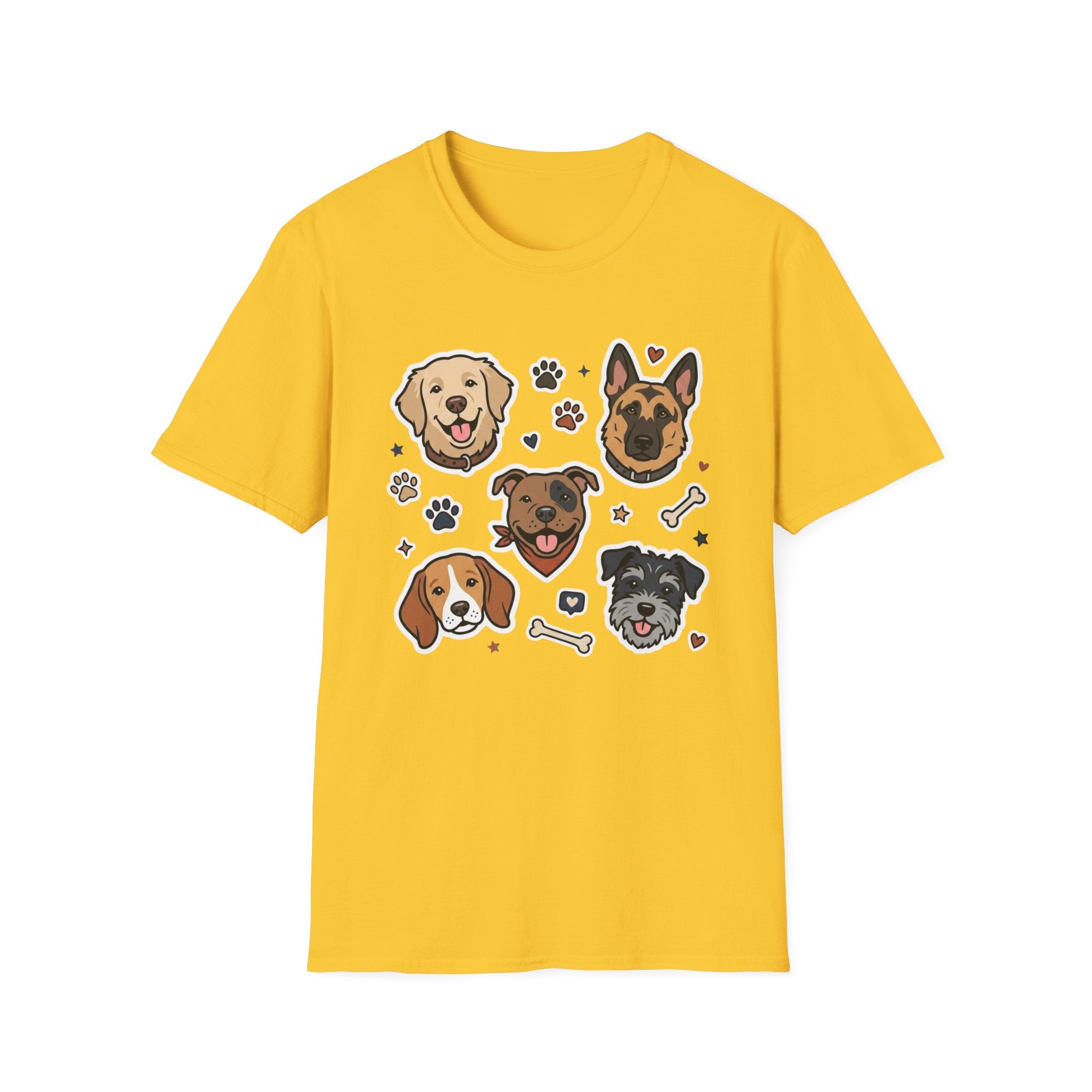 Rescue Pack Club T-Shirt-T-Shirt-luxury-rescue-dog-t-shirt-for-dog-lovers-Daisy-S-Rescue Paws Club