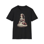 Lady Floofiana T-Shirt-T-Shirt-luxury-rescue-dog-t-shirt-for-dog-lovers-Black-S-Rescue Paws Club