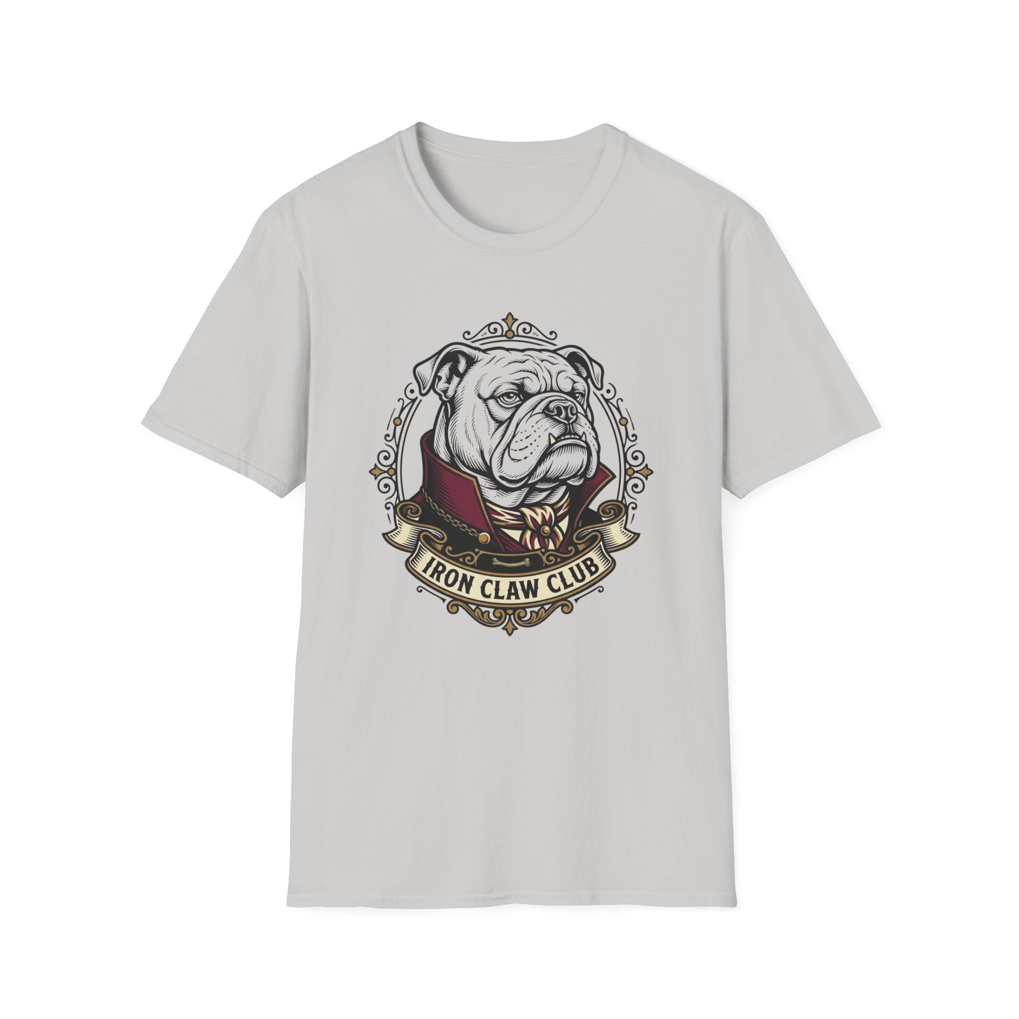 Iron Claw Club T-Shirt-T-Shirt-luxury-rescue-dog-t-shirt-for-dog-lovers-Ice Grey-S-Rescue Paws Club