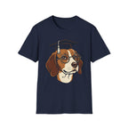 Smart Pup T-Shirt-T-Shirt-luxury-rescue-dog-t-shirt-for-dog-lovers-Navy-S-Rescue Paws Club