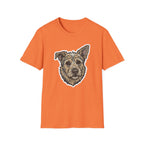 Too Cute to Ignore T-Shirt-T-Shirt-luxury-rescue-dog-t-shirt-for-dog-lovers-Heather Orange-S-Rescue Paws Club