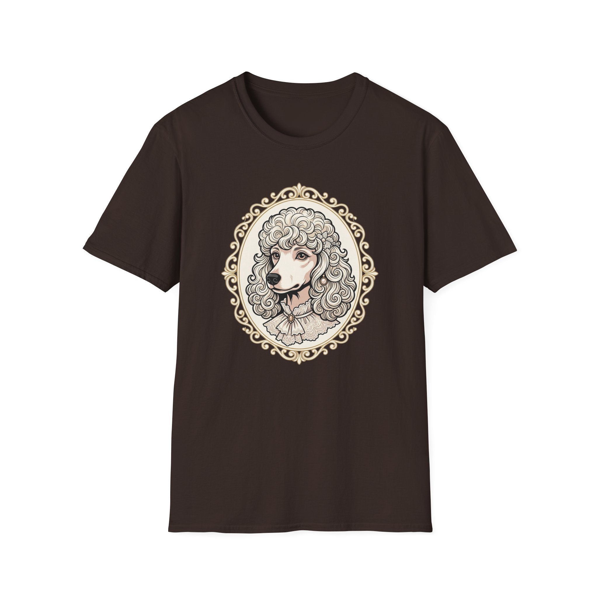 Lady Furabella T-Shirt-T-Shirt-luxury-rescue-dog-t-shirt-for-dog-lovers-Dark Chocolate-S-Rescue Paws Club