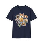 Squad Goals T-Shirt-T-Shirt-luxury-rescue-dog-t-shirt-for-dog-lovers-Navy-S-Rescue Paws Club