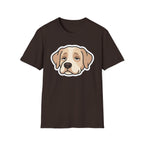 Too Lazy to Bark T-Shirt-T-Shirt-luxury-rescue-dog-t-shirt-for-dog-lovers-Dark Chocolate-S-Rescue Paws Club