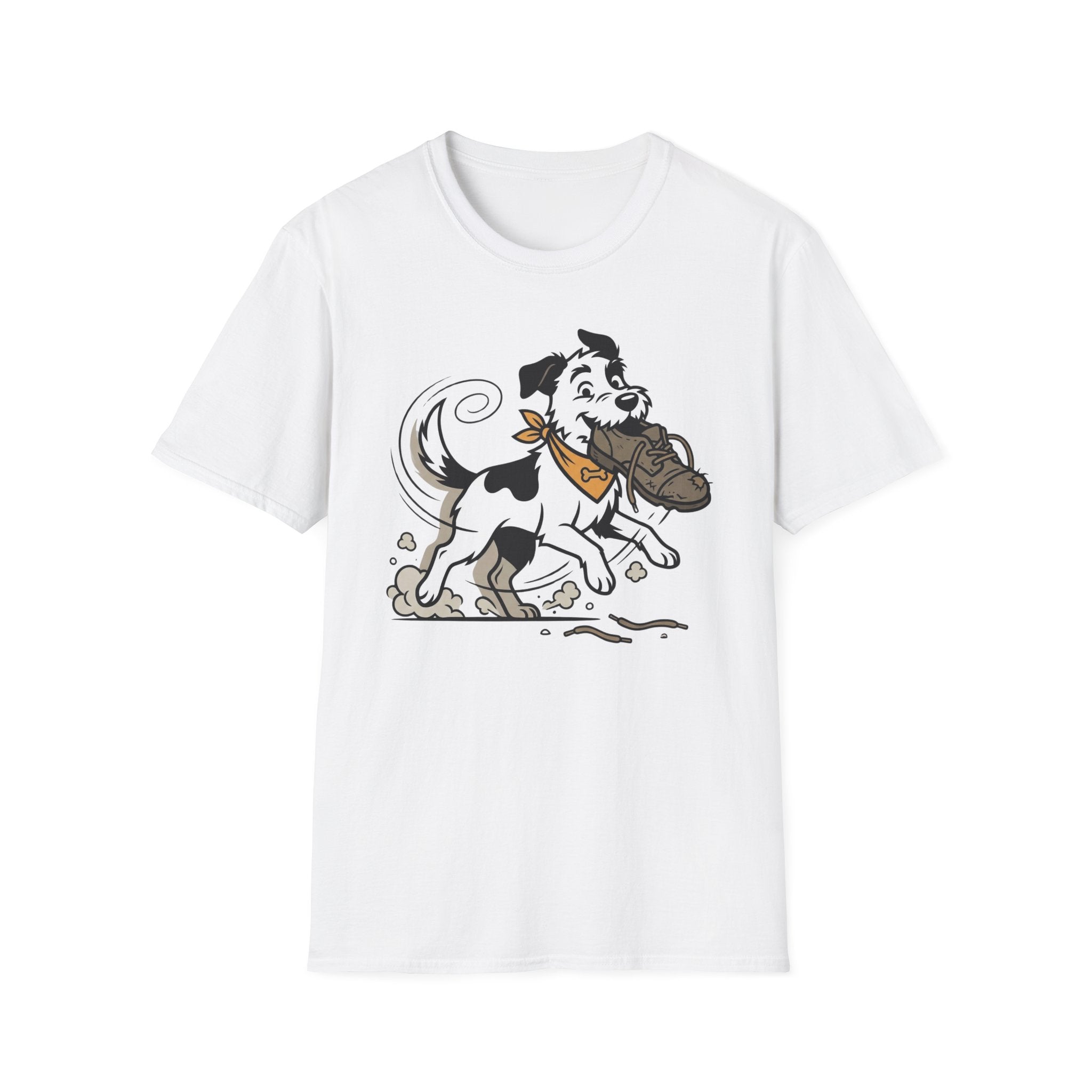 Outdoor Chaos Activated T-Shirt-T-Shirt-luxury-rescue-dog-t-shirt-for-dog-lovers-White-S-Rescue Paws Club