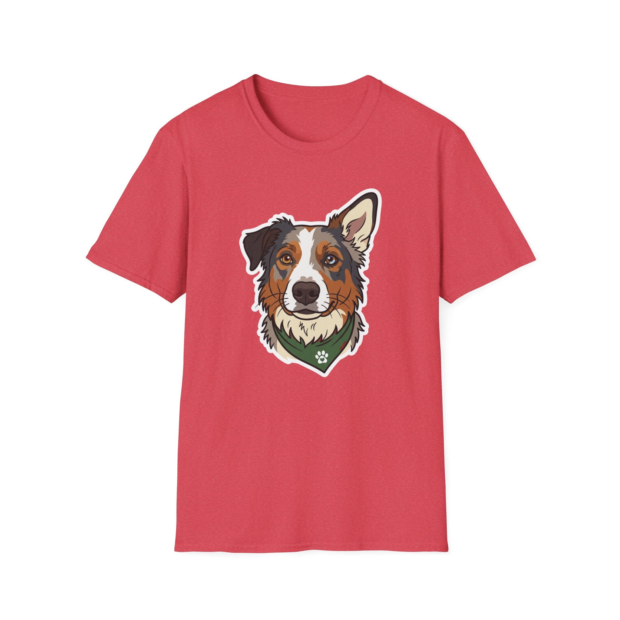 Certified Good Boy T-Shirt-T-Shirt-luxury-rescue-dog-t-shirt-for-dog-lovers-Heather Red-S-Rescue Paws Club