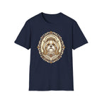 Duchess Pawlette T-Shirt-T-Shirt-luxury-rescue-dog-t-shirt-for-dog-lovers-Navy-S-Rescue Paws Club
