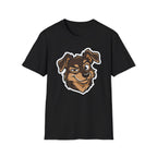 Too Cute to Care T-Shirt-T-Shirt-luxury-rescue-dog-t-shirt-for-dog-lovers-Black-S-Rescue Paws Club