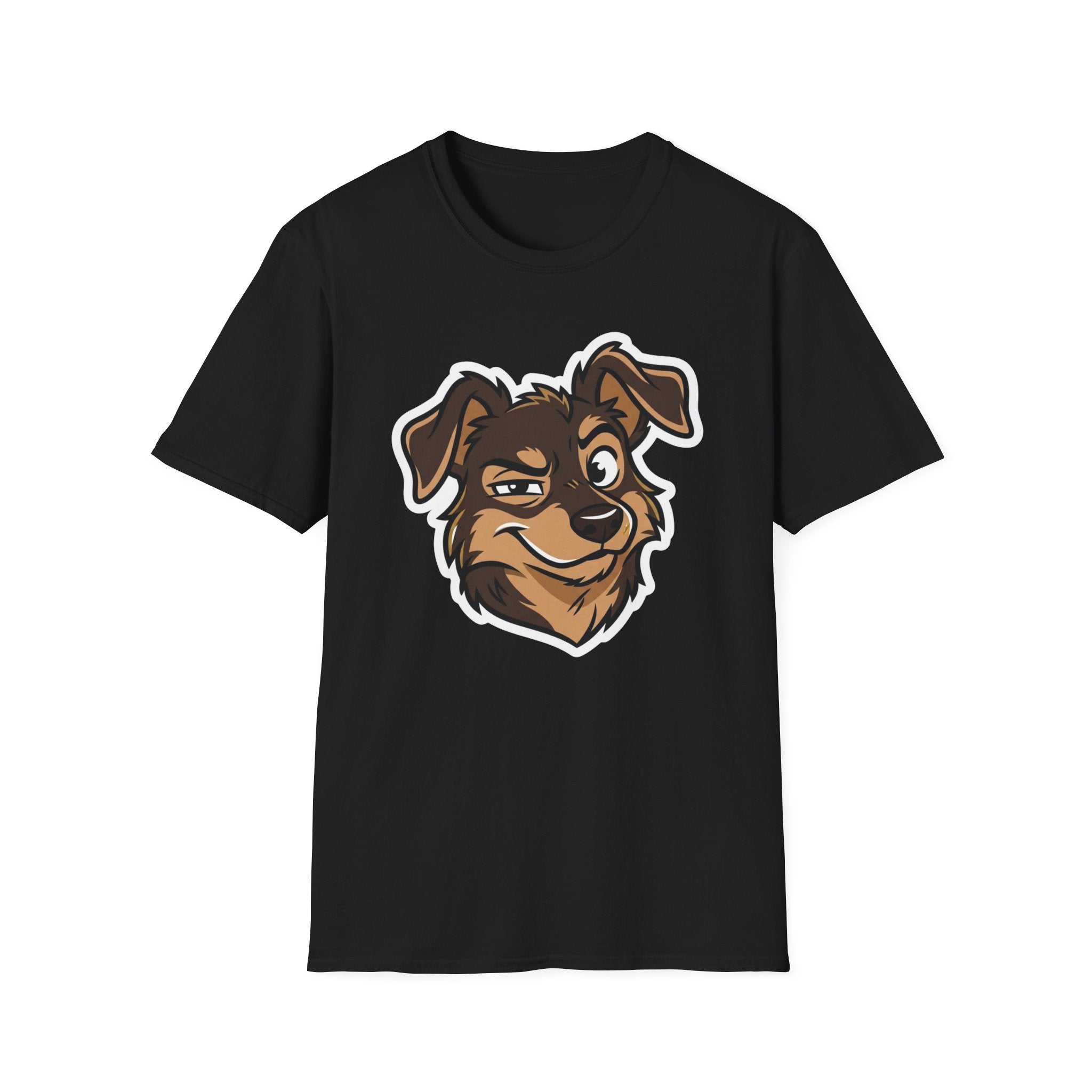 Too Cute to Care T-Shirt-T-Shirt-luxury-rescue-dog-t-shirt-for-dog-lovers-Black-S-Rescue Paws Club