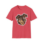 Too Cute to Care T-Shirt-T-Shirt-luxury-rescue-dog-t-shirt-for-dog-lovers-Heather Red-S-Rescue Paws Club