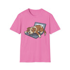 Work From Paw T-Shirt-T-Shirt-luxury-rescue-dog-t-shirt-for-dog-lovers-Azalea-S-Rescue Paws Club
