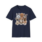 Cool Club Canine T-Shirt-T-Shirt-luxury-rescue-dog-t-shirt-for-dog-lovers-Navy-S-Rescue Paws Club