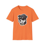 Too Cool to Bark T-Shirt-T-Shirt-luxury-rescue-dog-t-shirt-for-dog-lovers-Heather Orange-S-Rescue Paws Club