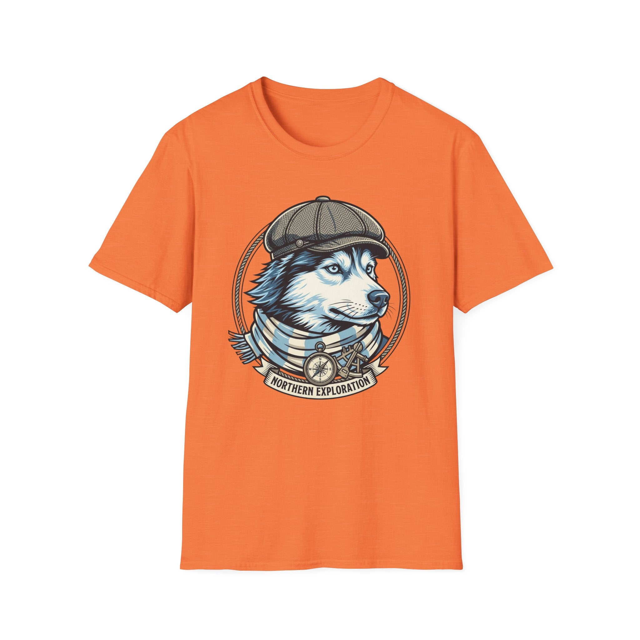 Baron von Barks T-Shirt-T-Shirt-luxury-rescue-dog-t-shirt-for-dog-lovers-Heather Orange-S-Rescue Paws Club