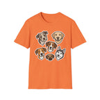 The Cutie Collective T-Shirt-T-Shirt-luxury-rescue-dog-t-shirt-for-dog-lovers-Heather Orange-S-Rescue Paws Club