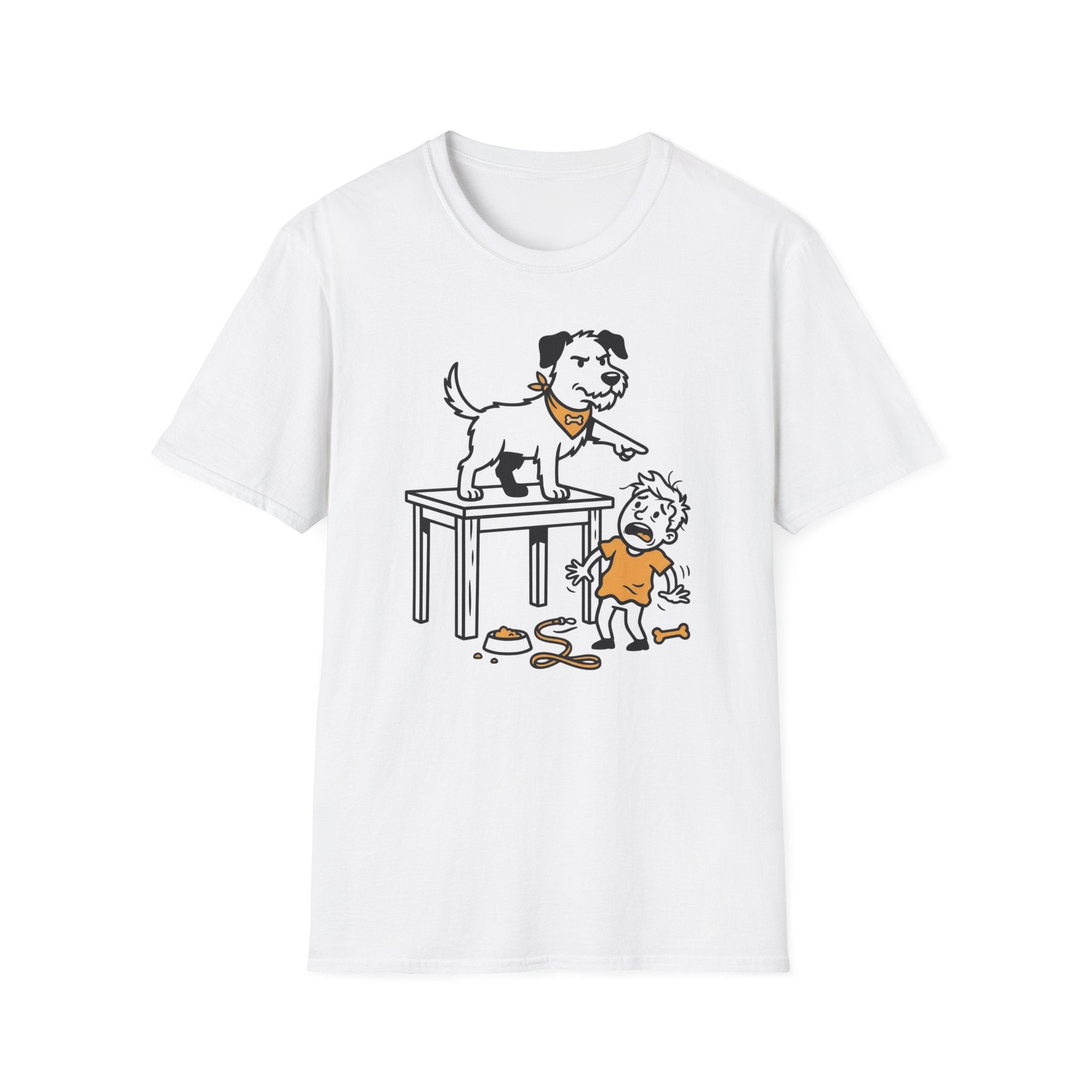 Boss Mode Activated T-Shirt-T-Shirt-luxury-rescue-dog-t-shirt-for-dog-lovers-White-S-Rescue Paws Club