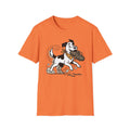 Outdoor Chaos Activated T-Shirt-T-Shirt-luxury-rescue-dog-t-shirt-for-dog-lovers-Heather Orange-S-Rescue Paws Club