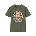 Squad Goals T-Shirt-T-Shirt-luxury-rescue-dog-t-shirt-for-dog-lovers-Military Green-S-Rescue Paws Club