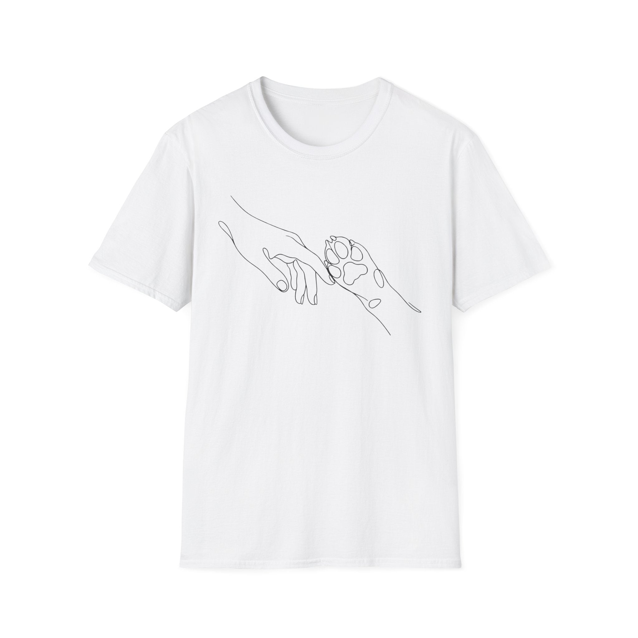 Paw Best Friend T-Shirt-T-Shirt-luxury-rescue-dog-t-shirt-for-dog-lovers-White-S-Rescue Paws Club