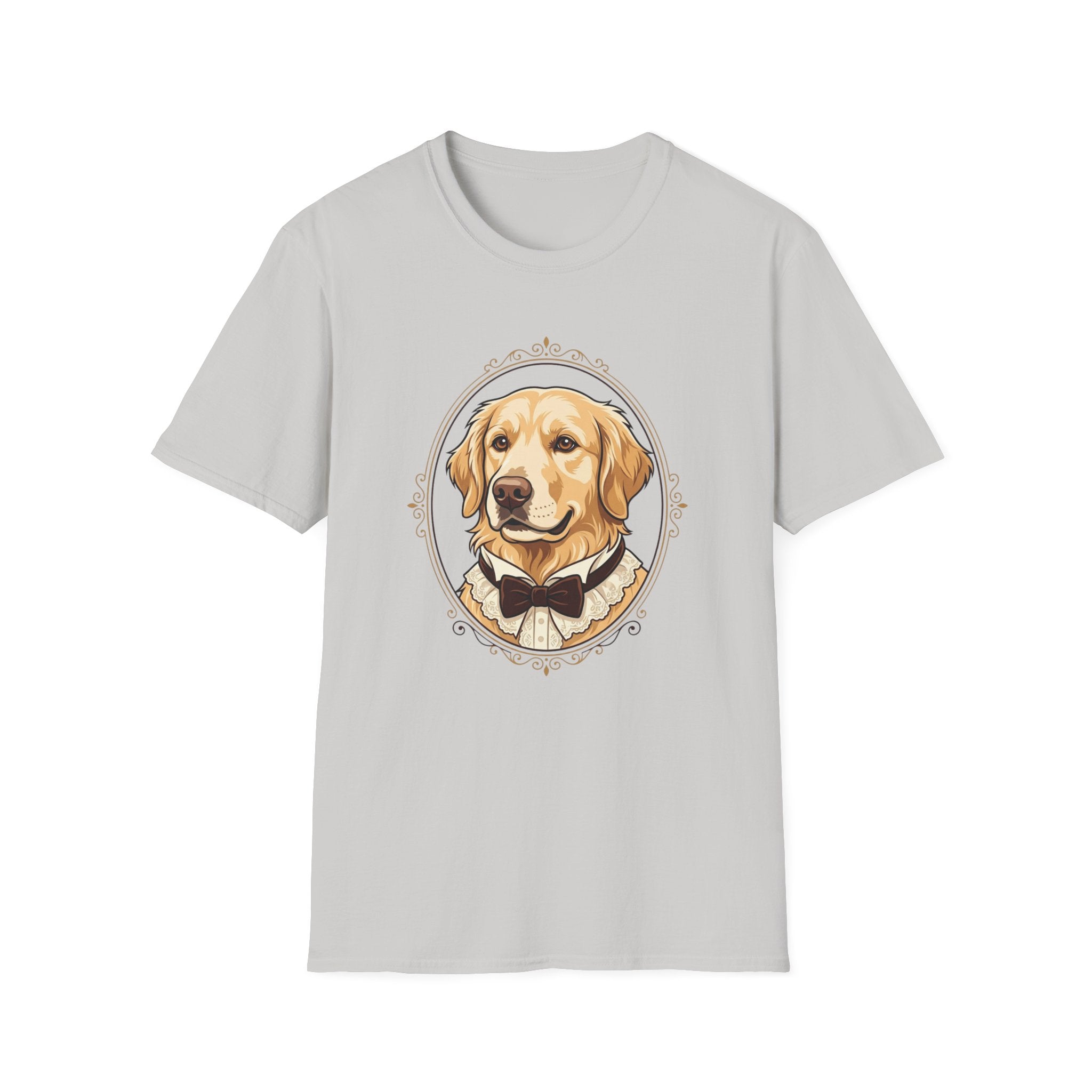 Sir Woofrey T-Shirt-T-Shirt-luxury-rescue-dog-t-shirt-for-dog-lovers-Ice Grey-S-Rescue Paws Club