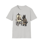 Lord Sketchington T-Shirt-T-Shirt-luxury-rescue-dog-t-shirt-for-dog-lovers-Ice Grey-S-Rescue Paws Club